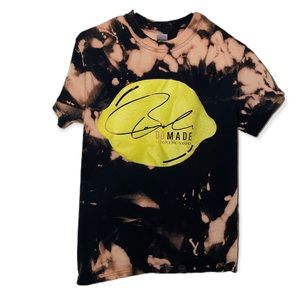 Vodka tee Bleach dyed by Ruh Ro Rags!